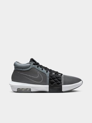 Mens Nike Lebron Witness VIII Grey/Black Basketball Shoes