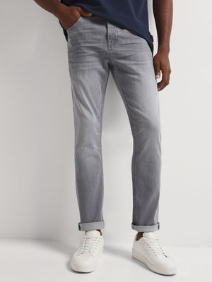 Men's Relay Jeans Sustainable Skinny Leg Grey Jean