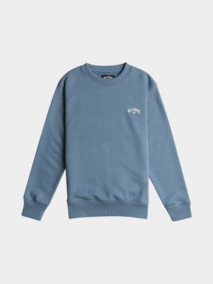 Boy's Billabong Blue Arch Crew Sweater