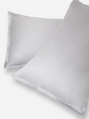 Grace Collection Smoothest Pillowcase 2pk 200 Thread Count Silver