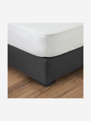 Textured Bed Base Cover Charcoal