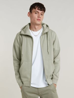 G-Star Men's Premium Core Zip Thru Green Hoodie