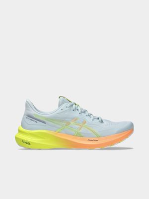 Mens Asics GT-1000 13 Paris Cool Grey/Safety Yellow Running Shoes