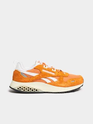 Mens Reebok Classic Leather Hexalite Orange/White Sneaker