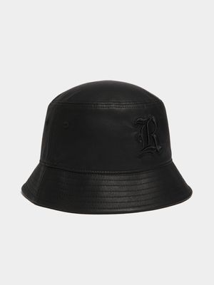 Redbat Unisex Cotton Bucket Hat - Black