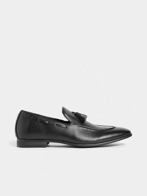 MKM Black TASSEL DETAIL LOAFER