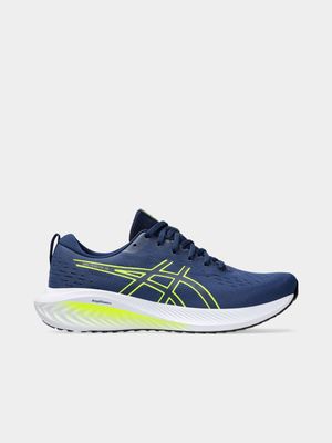 Mens Asics Gel-Excite 10 Navy/Yellow Running Shoes