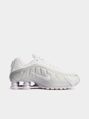 Nike Women's Shox R4 FS White/Violet Sneaker