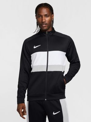 Mens Nike Dri-Fit Academy Colourblock Black/White/Grey Track Jacket