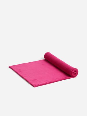 Jet Home Kids Pink Fleece Throw 220GSM