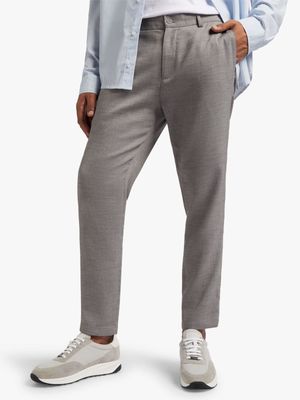 Men's Markham Plain Slim Tapered  Grey Trouser