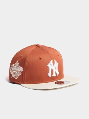 New Era Unisex Patch 9Fifty New York Yankees Rust/Cream Cap