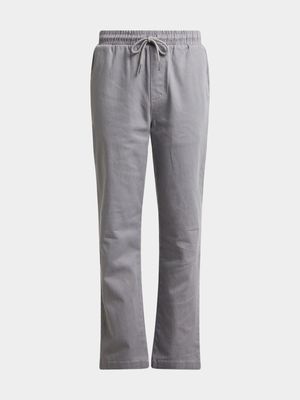 Jet Younger Boys Grey Chino Pants
