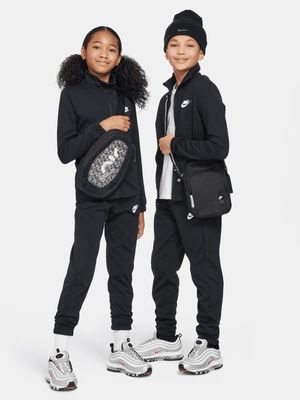 Nike Youth Unisex Sportswear Black Tracksuit