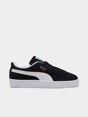 Puma Junior Suede Black/ White Sneaker