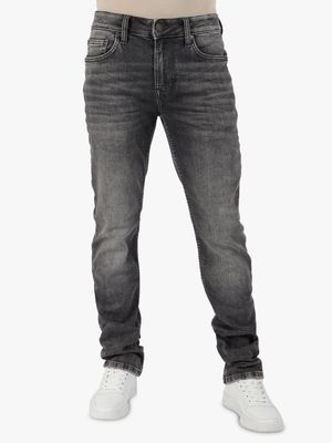 Men's Guess Grey Wash Slim Straight Jeans