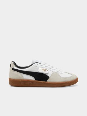 Puma Men's Palermo Leather White/Black Sneaker