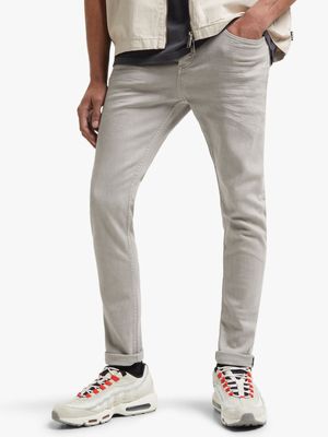 Redbat Men's Grey Super Skinny Jeans