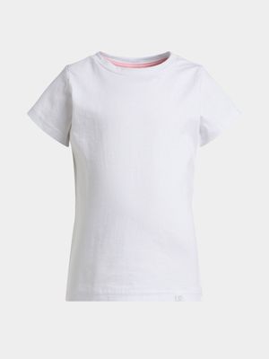 Jet Younger Girls White T-Shirts