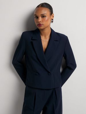 Gabrielle Cropped Double Breasted Blazer