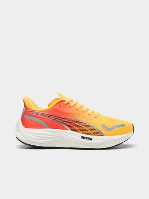 Mens Puma Velocity Nitro 3 Fade Orange/Black Running Shoes