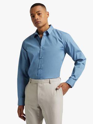 Men's Markham Smart Slimfit Fashion Blue Shirt