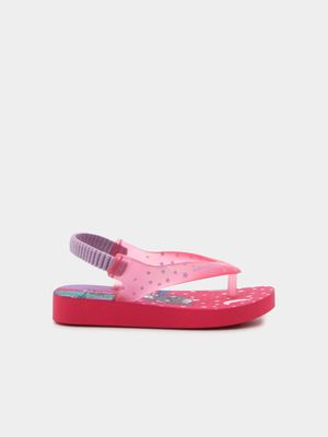 Infants Ipanema Pink & Lilac Hero Pets Sandals
