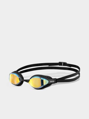 Arena Airspeed Mirror Yellow/Copper/Black Goggles