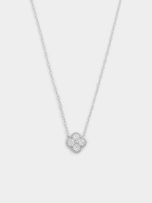 Chete Women's Clover Silver Necklace