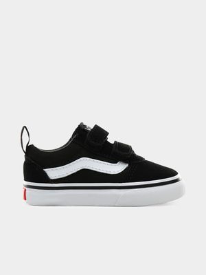 Toddlers Vans Ward Black/White Sneaker