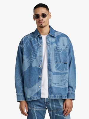 G-Star Unisex Boxy Fit Oversized Denim Jacket