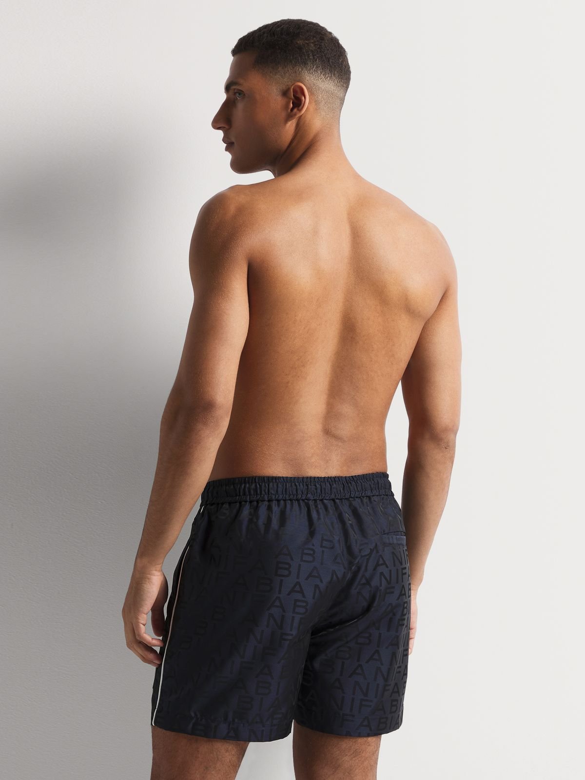 Just Cavalli Black Polyester Men's Swim Short