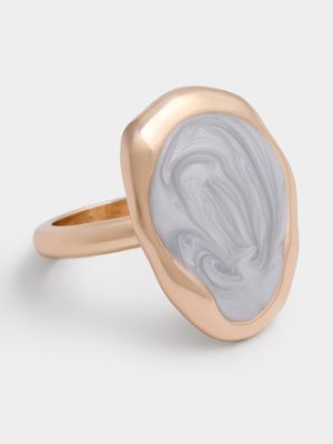 Organic Pearl Cocktail Ring
