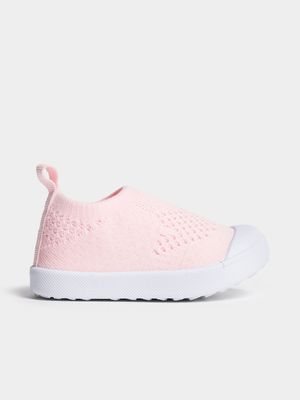 Jet Toddler Girls Pink Sock Sneaker