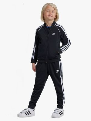 adidas Originals Unisex Kids SST Black/White Tracksuit