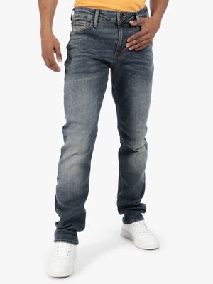 Men's Guess Dark Wash Slim Tapered Jeans