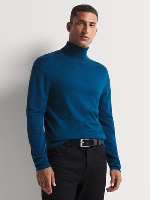 Men's Markham Teal Poloneck