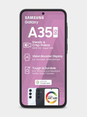 Samsung A35 Dual Sim + 15GB Telkom Sim