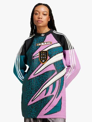 adidas Originals Women's Premium Oversized Multicolour Goalie Jersey