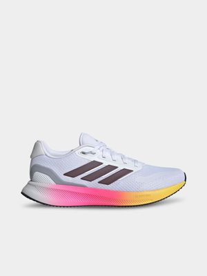 Womens Adidas Runfalcon 5 White/Aurora/Black Running Shoes