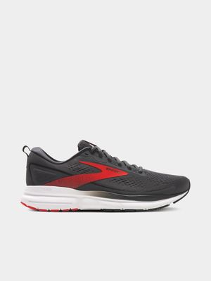 Mens Brooks Trace 3 Black/Red/White Running Shoes