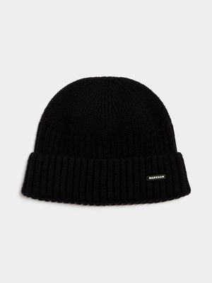 Men's Markham Micro Black Beanie