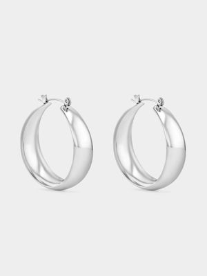 Tempo Jewellery Stainless Steel Bold Hoop Earrings