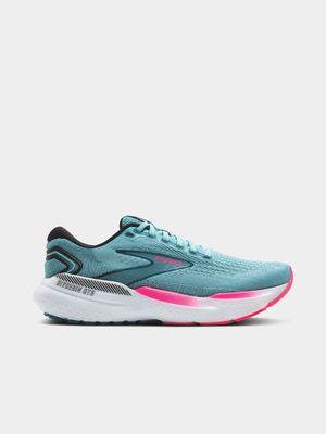Womens Brooks Glycerin 21 GTS Blue/Aqua/Pink Running Shoes
