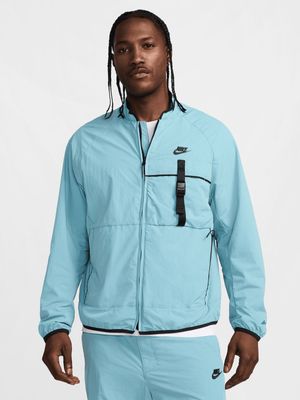 Nike Men's Tech Woven Blue Jacket