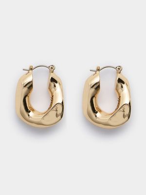 Luella Sculpted Huggie Earrings