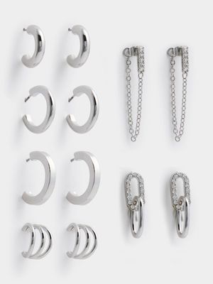 6 Pack Assorted Trend Earrings