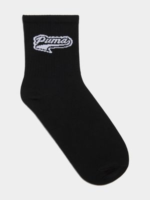 Puma No.1 Logo Black/White Crew Socks