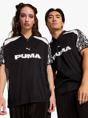 Puma Men's Relaxed Football Black Jersey