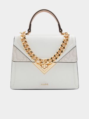 Women's ALDO Bone Luxsavane Top Handle Handbag